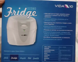 Generador Ozono Vida 10 Fridge