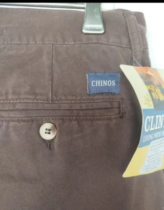 Pantalones chinos Clintom Talla 44 Algodón