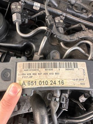 Motor Mercedes CLA, Clase A, GLA 651930