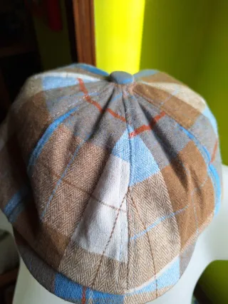 Gorra Vintage Octogonal Cuadros