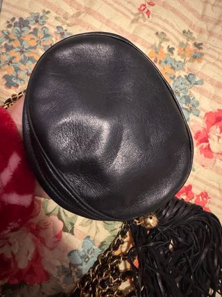 Borsa Chanel Vintage Oval Nera