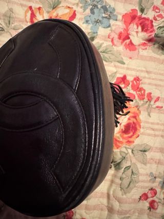 Borsa Chanel Vintage Oval Nera