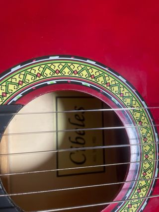 Guitarra Clásica Roja Ronda