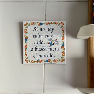 Azulejo murale anni '60 (calo nel nido) (solidale)