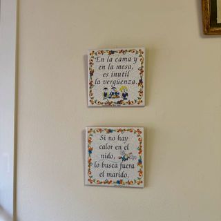 Azulejo murale anni '60 (calo nel nido) (solidale)