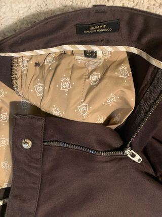 Pantalones Massimo Dutti Marrones