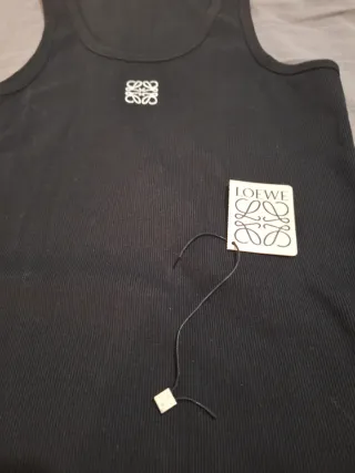 Top Loewe Negro Mujer