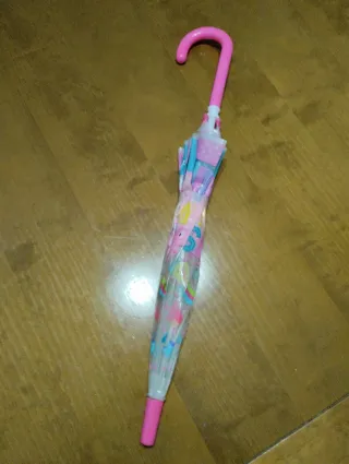 Paraguas infantil Peppa Pig transparente