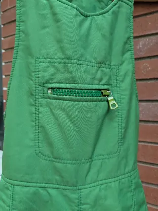 Pantaloni da sci a bavero verde