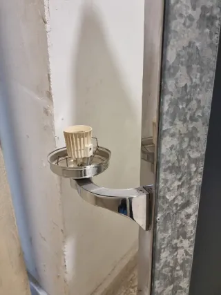 Espejo Baño Vintage Plata y Cristal