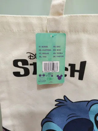 Bolsa Tote Lona Stitch Disney