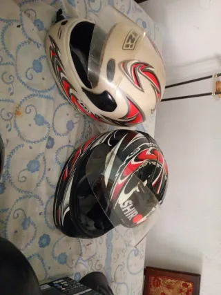 Casco Moto SHOEI con Visera Naranja