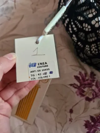 Abito sirena nero e bianco