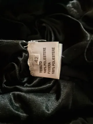 Abito sirena nero e bianco