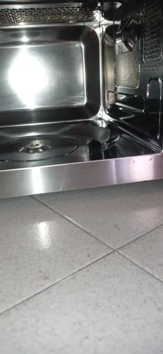 Horno Microondas orbegozo antibacterias inox