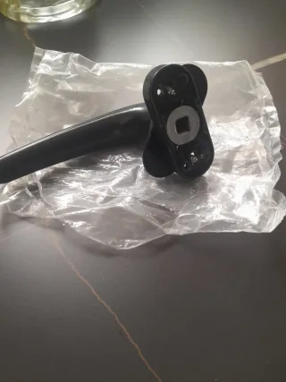 Manivela negra para ventana