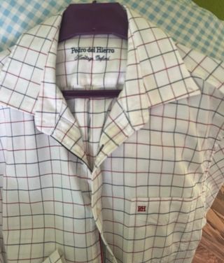 Camisa de cuadros hombre