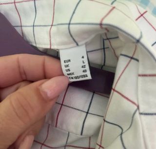 Camisa de cuadros hombre