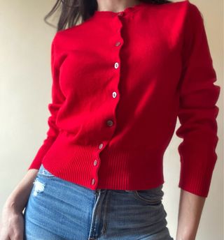 Cardigan Benetton Algodón Talla S