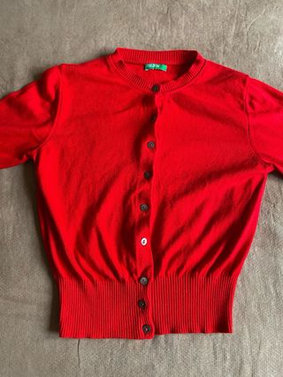 Cardigan Benetton Algodón Talla S