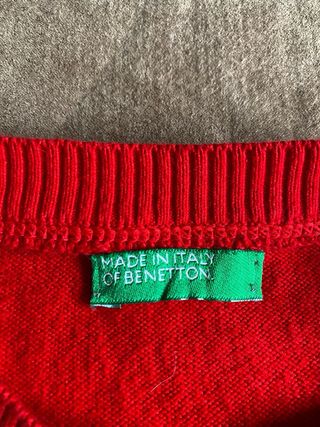 Cardigan Benetton Algodón Talla S