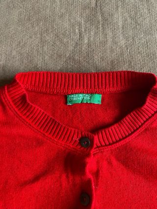 Cardigan Benetton Algodón Talla S
