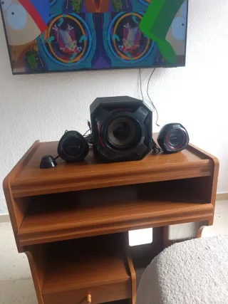 Sistema de Sonido Philips 2.1 Negro