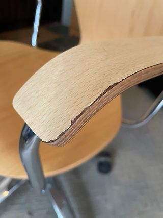 Silla operativa madera tipo butterfly