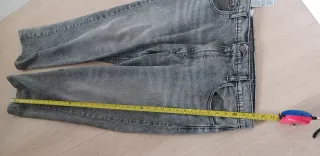 Pantalón Levis 502 Gris W40 L34, acortado