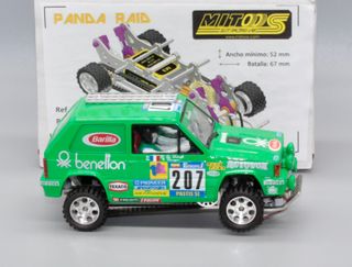 Fiat Panda Raid Scalextric chasis Mitoos