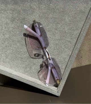 Occhiali da sole unisex oro e rosa