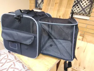 Transportín extensible para gato o perro