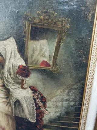 Pintura firmada José Aguado y Guerra