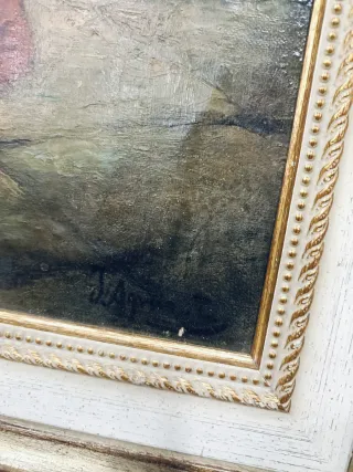 Pintura firmada José Aguado y Guerra