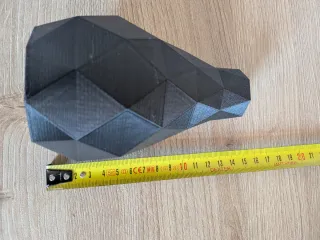 Vaso moderno diseño geométrico 3D