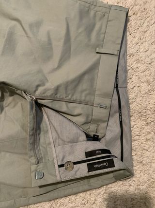 Pantalones Vestir Calvin Klein Verde Oliva