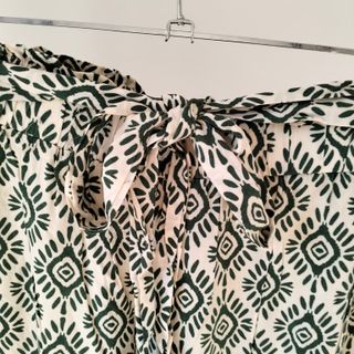 Pantalón Palazo Estampado Étnico - L