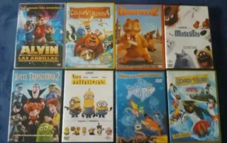 Películas DVD Infantiles 4 euros cada una.