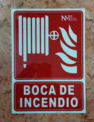 Señal Extintor y Boca de Incendio Clase B