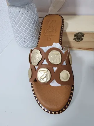 Sandalias de piel Oh My Sandals Talla 37