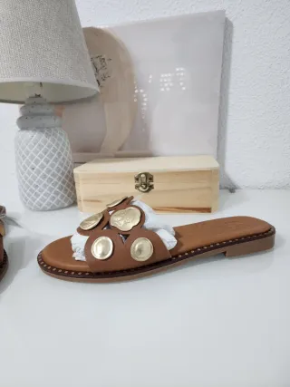 Sandalias de piel Oh My Sandals Talla 37