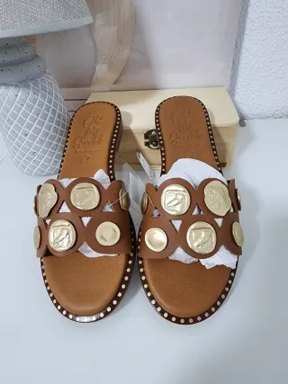 Sandalias de piel Oh My Sandals Talla 37