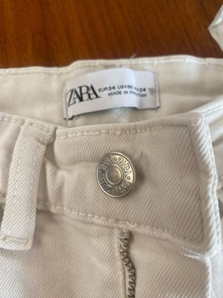 2 Pantalones Vaqueros chica Zara Talla 34