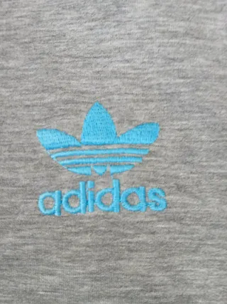Adidas Originals Pantalones Grises y Azul Talla M