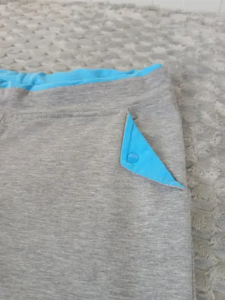 Adidas Originals Pantalones Grises y Azul Talla M