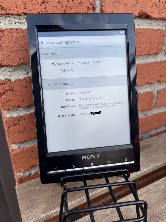 Sony e-reader negro