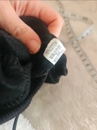 Felpa con cappuccio Adidog nera taglia S