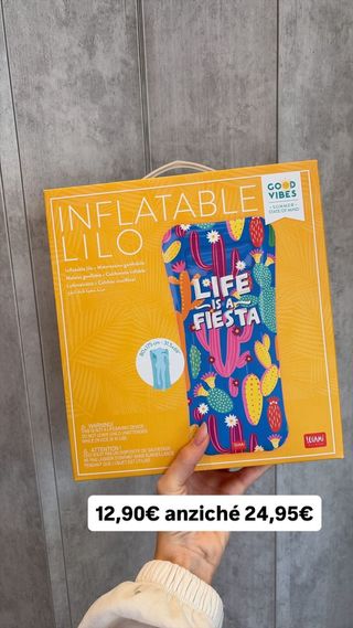 Materassino gonfiabile Legami Life is a Fiesta