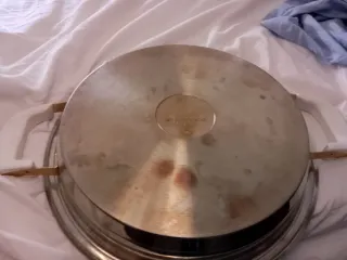 Sartén BBQ Metal y Plástico