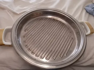 Sartén BBQ Metal y Plástico